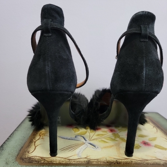 & Other Stories Faux Fur Sandal  Stiletto - Picture 5 of 7